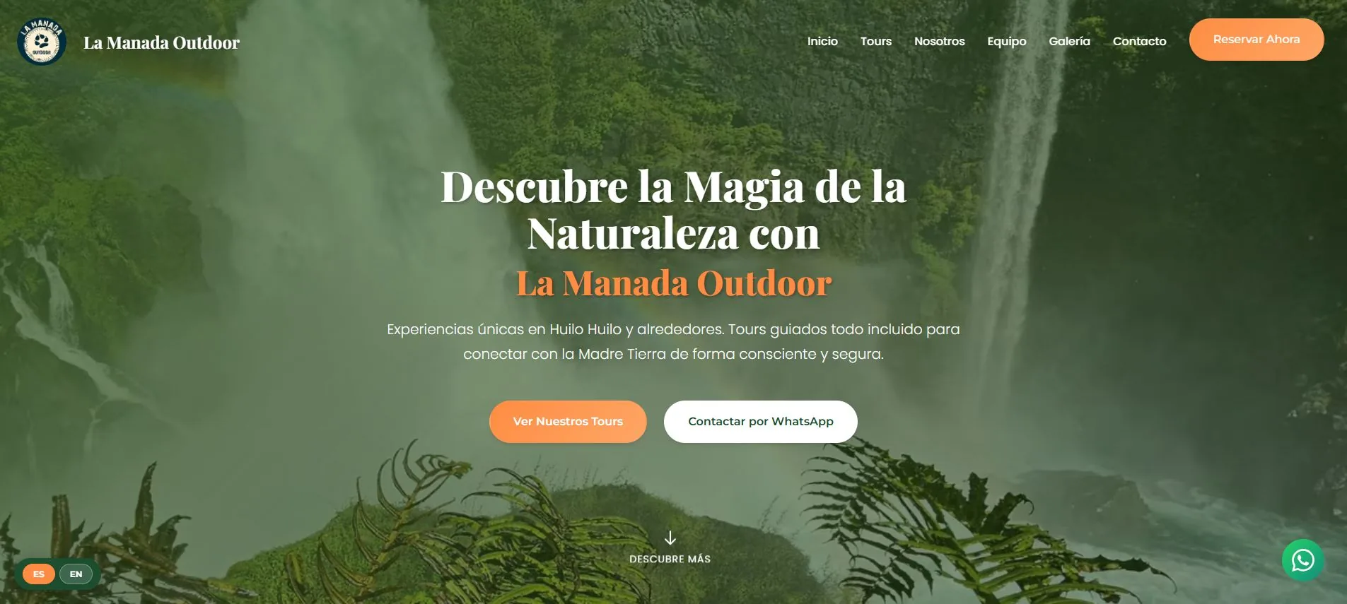 Vista del proyecto La Manada Outdoor